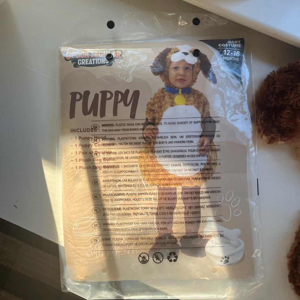 Puppy Costume for Babies 12-18 Months